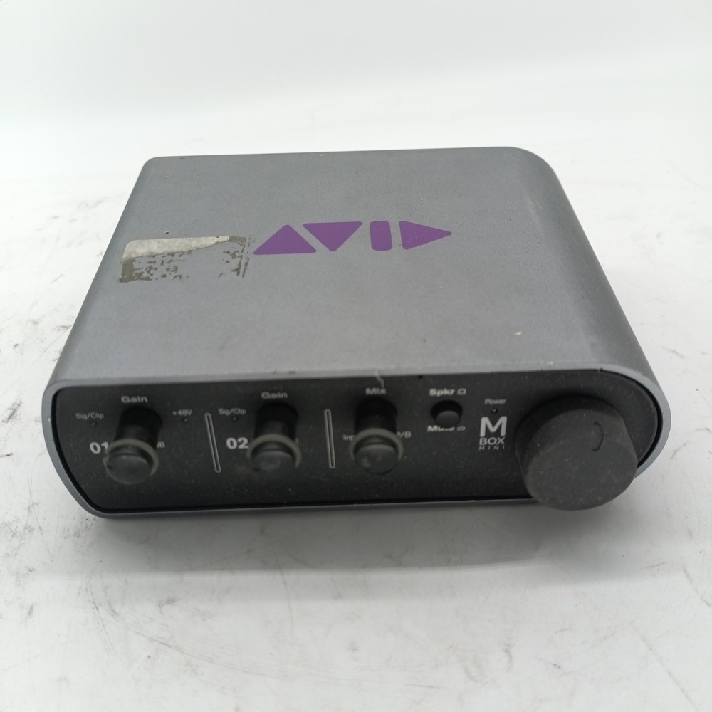 Avid MBox Mini USB Audio Interface 9100-65020-00 Recording Mixer Gray B1